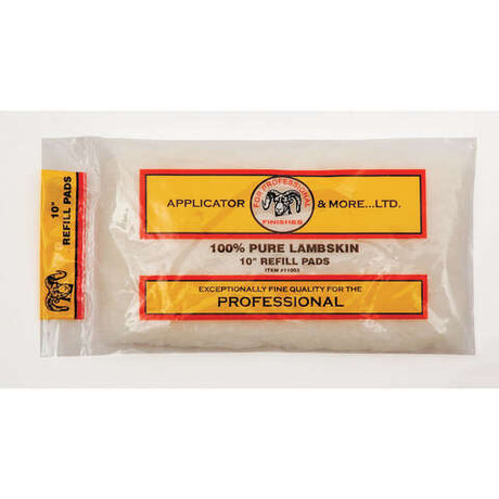 Linzer 1 in. W X 10 in. L White Lambskin Applicators