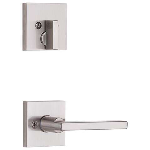 Kwikset Vancouver Satin Nickel Entry Handleset 1-3/4 in.