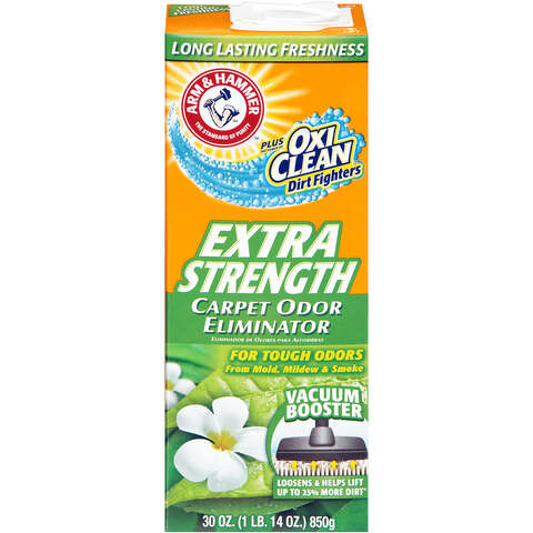 Arm & Hammer Plus OxiClean Fresh Scent Odor Eliminator 30 oz Powder, Pack of 6