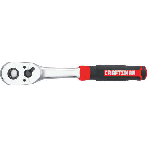 Craftsman 1/2 in. drive Bi-Material Quick-Release Ratchet 72 teeth