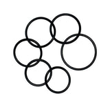 Danco 1-1/2 in. D X 2-1/2 in. D Rubber O-Ring Assortment 6 pk