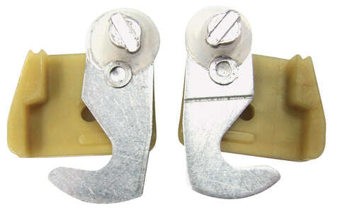 Barton Kramer Silver Nylon Window Lock 1 pk