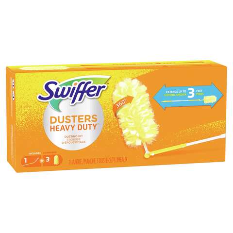 Swiffer 360 Heavy Duty Dusters Microfiber 360 Duster Kit 3 pk