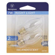 Westinghouse 7 W C7 Specialty Incandescent Bulb E12 (Candelabra) White 2 pk, Pack of 10