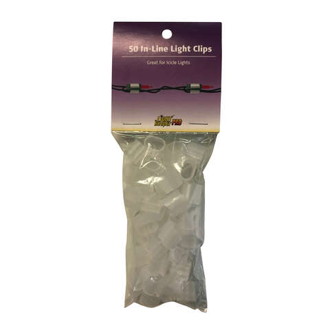 Light Keeper Pro Light Hanging Clips and Staples Plastic 50 pk