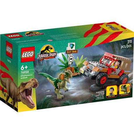 LEGO Jurassic World Dilophosaurus Ambush Plastic Multicolored 211 pc