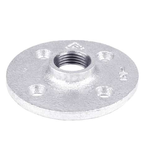 STZ Industries 1/2 in. FIP each Galvanized Malleable Iron Floor Flange, Pack of 5