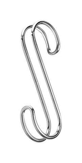 iDesign 2.4 in. H X 3/4 in. W X 8.1 in. L Chrome Closet Hook