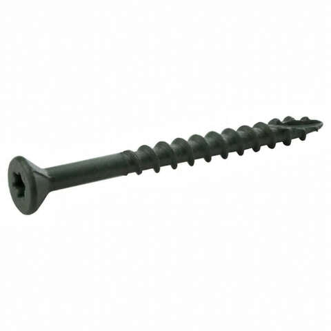 Grip-Rite PrimeGuard Plus 3-1/2 in. L Green Star Bugle Head Deck Screws 5 lb 264 pk, Pack of 4