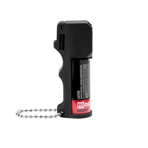 Mace Pocket Black Aluminum/Plastic Pepper Spray, Pack of 6