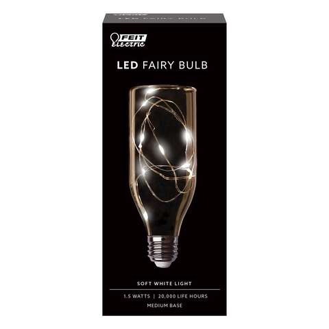 Feit Bottle E26 (Medium) LED Bulb Soft White 1.5 Watt Equivalence 1 pk