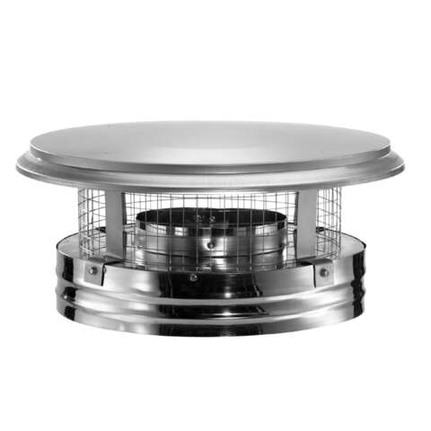 DuraVent DuraPlus 6 in. D Stainless Steel Chimney Cap