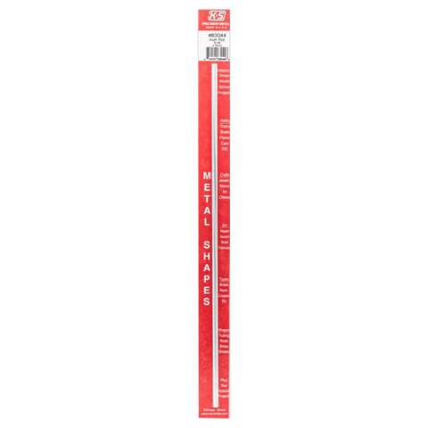 K&S 12 in. L X 3/16 in. D Aluminum Rod 1 pk