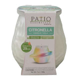 Patio Essentials Citronella Candle with LED Light 7.1 oz, Pack of 12
