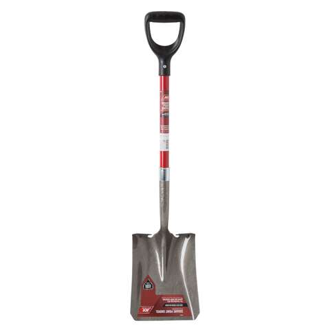 Ace 40 in. Steel Square Transfer Shovel Fiberglass Handle, Pack of 6