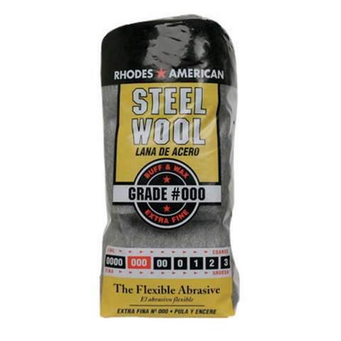 Rhodes American 000 Grade Extra Fine Steel Wool Pad 12 pk, Pack of 6