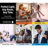 Feit LED Retrofits White 5 in. W LED Canless Recessed Downlight 9 W