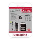Gigastone 32 GB Micro SD Flash Memory Universal Pack 1 pk