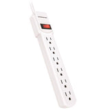 Monster Just Power It Up 3 ft. L 6 outlets Power Strip White