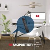Monster Just Power It Up 4 ft. L 6 outlets Surge Protector Black 1080 J