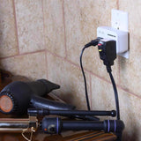 Monster Just Power It Up 0 ft. L 3 outlets Wall Tap Surge Protector White 1200 J