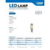 Westinghouse 100 W T4 Decorative Halogen Bulb 1,900 lm Bright White 1 pk