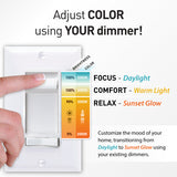 Feit A19 E26 (Medium) LED Bulb Color Changing 60 Watt Equivalence 1 pk