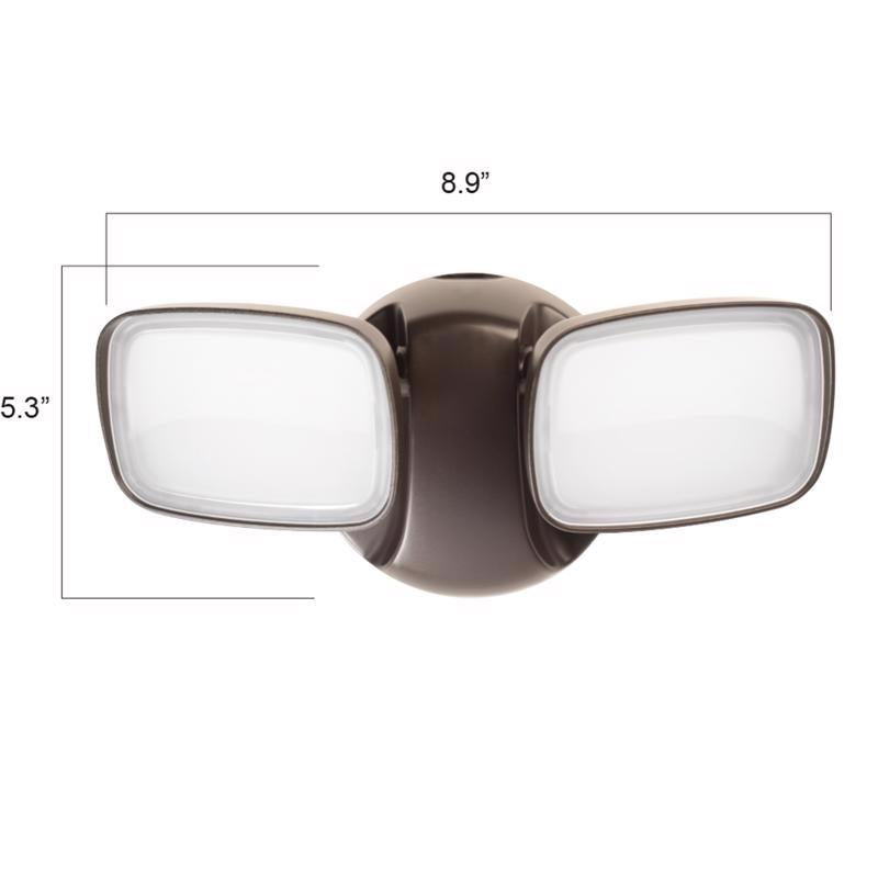 Feit LED Switch Hardwired LED Bronze Security Floodlight