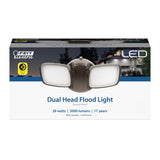 Feit LED Dusk to Dawn Hardwired LED Bronze Security Floodlight