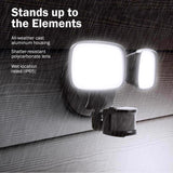 Feit LED Motion-Sensing Hardwired LED Bronze Security Floodlight