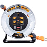 Masterplug 50 ft. L Metal Cord Reel