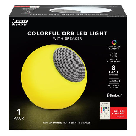 Feit Wireless Bluetooth Weather Resistant Color Changing Speaker