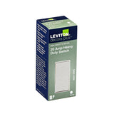 Leviton Decora Plus 20 amps Antimicrobial Treated Rocker AC Quiet Switch White 1 pk