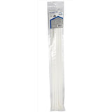 Home Plus 24 in. L White Cable Tie 25 pk