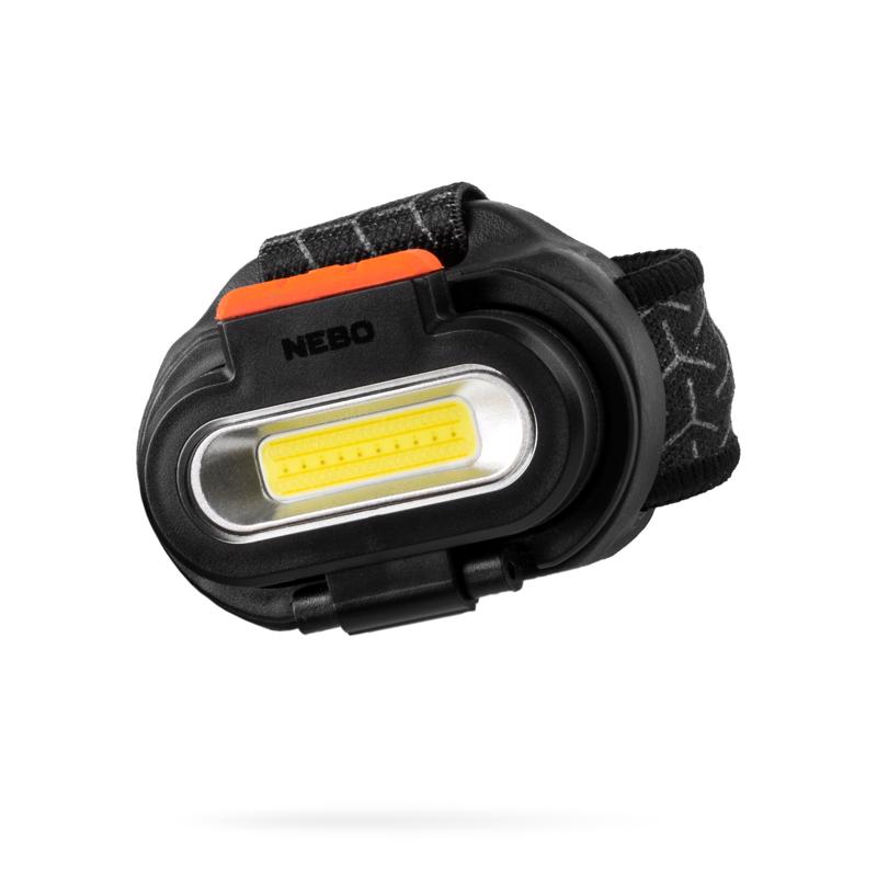 NEBO Einstein 1500 lm Black LED Head Lamp 18650 Battery