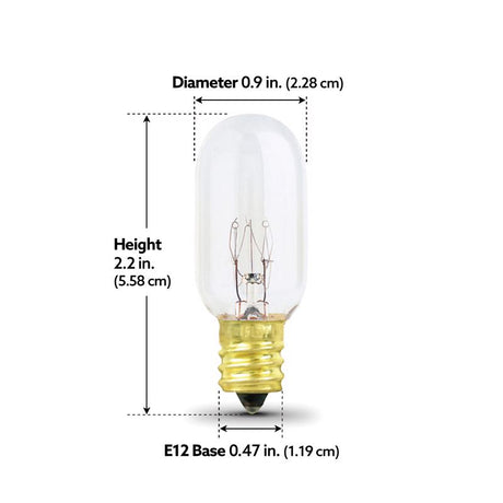 Feit 40 W T7 Appliance Incandescent Bulb E17 (Intermediate) Soft White 1 pk