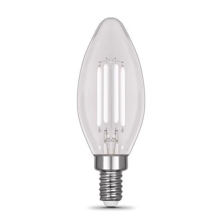 Feit White B10 E12 (Candelabra) Filament LED Bulb Daylight 60 Watt Equivalence 2 pk