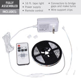 Armacost Lighting RibbonFlex home 16 ft. L White Plug-In LED Smart-Enabled Strip Tape Light Kit 1 pk