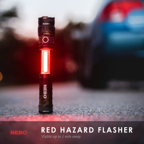 NEBO Slyde Plus 400 lm Storm Gray LED Work Light Flashlight AAA Battery