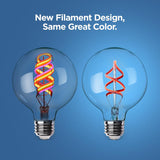 Feit Smart Home G30 E26 (Medium) Smart-Enabled LED Bulb Color Changing 60 Watt Equivalence 1 pk