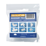 D-Line 6 in. L White Plastic Raceway Coupling Kit