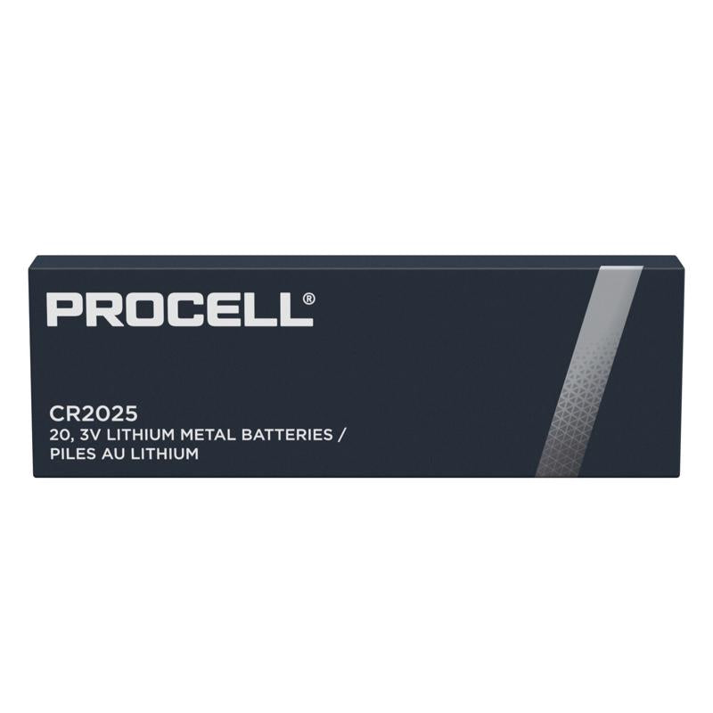 Procell Lithium Coin CR2025 3 V Primary Battery PC2025 5 pk, Pack of 4