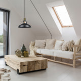 Globe Electric Robin 188.85 in. H X 12 in. W X 12 in. L Antique Brass Ceiling Light