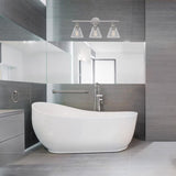 Globe Electric Parker 3-Light Chrome Wall Sconce