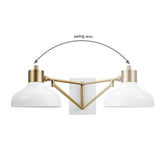Globe Electric Berkeley 1-Light Polished Brass Wall Sconce