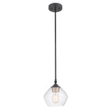 Globe Electric Harrow Matte Black 1 lights Pendant Light
