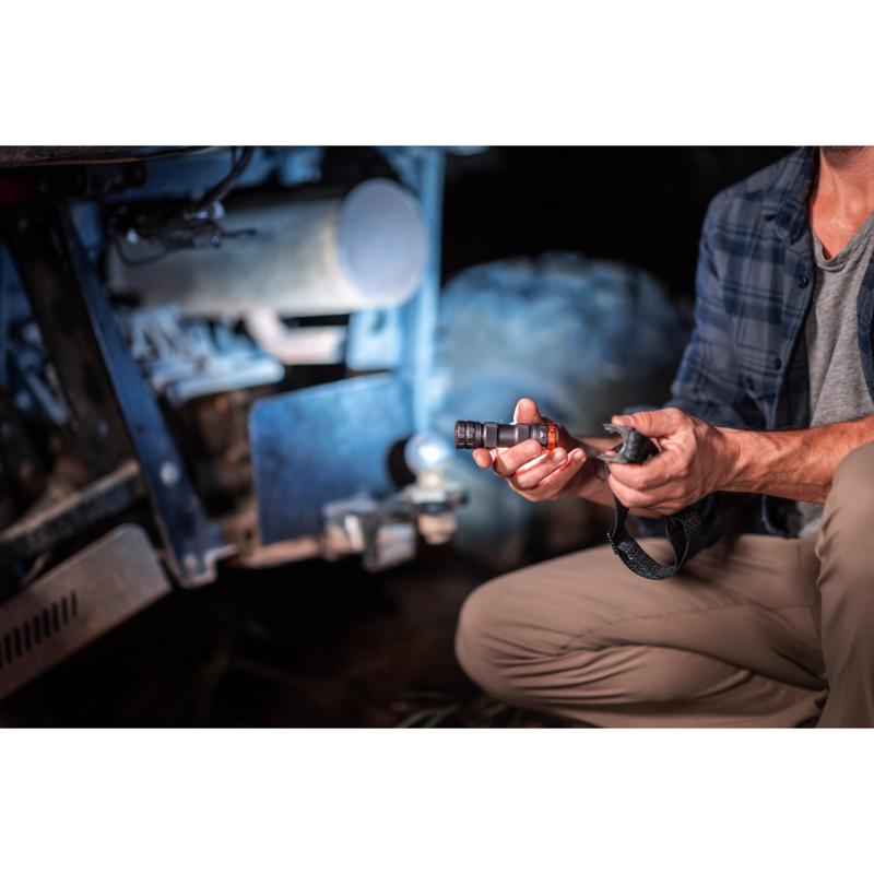 NEBO Transcend 1500 lm Storm Gray LED Flashlight/Headlight Combo Pack 18650 Battery