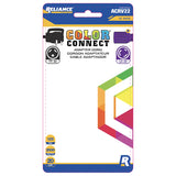 Reliance Controls Color Connect 12/3 SJTW 125 V 12 in. L Adapter Cord