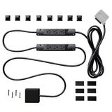 Charg 10 ft. L 7 outlets Surge Protector Black 1000 J