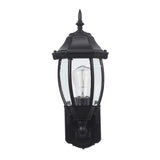 Globe Electric Ashford Matte Black Motion-Sensing LED Wall Lantern
